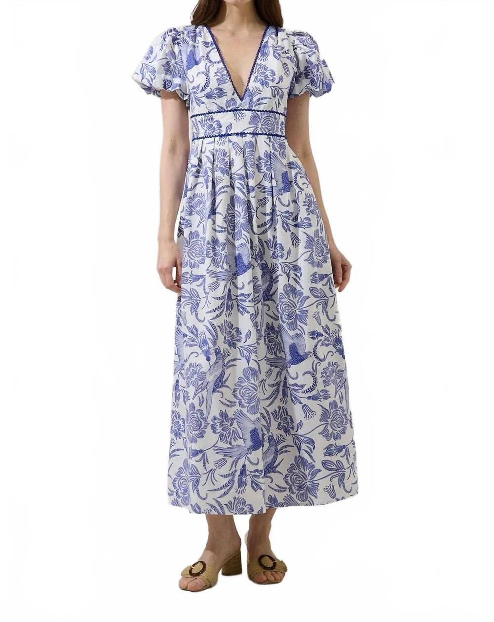 NEW SUGARLIPS jaylene pleated maxi dress in virda floral
